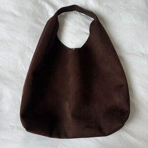 GAP Vegan Suede Slouchy Tote Bag